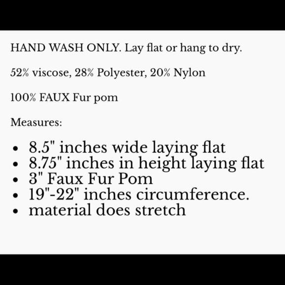 C.C Exclusive Tie Dye Beanie Hat DEEP TEAL/SEA GREEN Faux Fur Pom 7380POM NEW - Picture 4 of 4